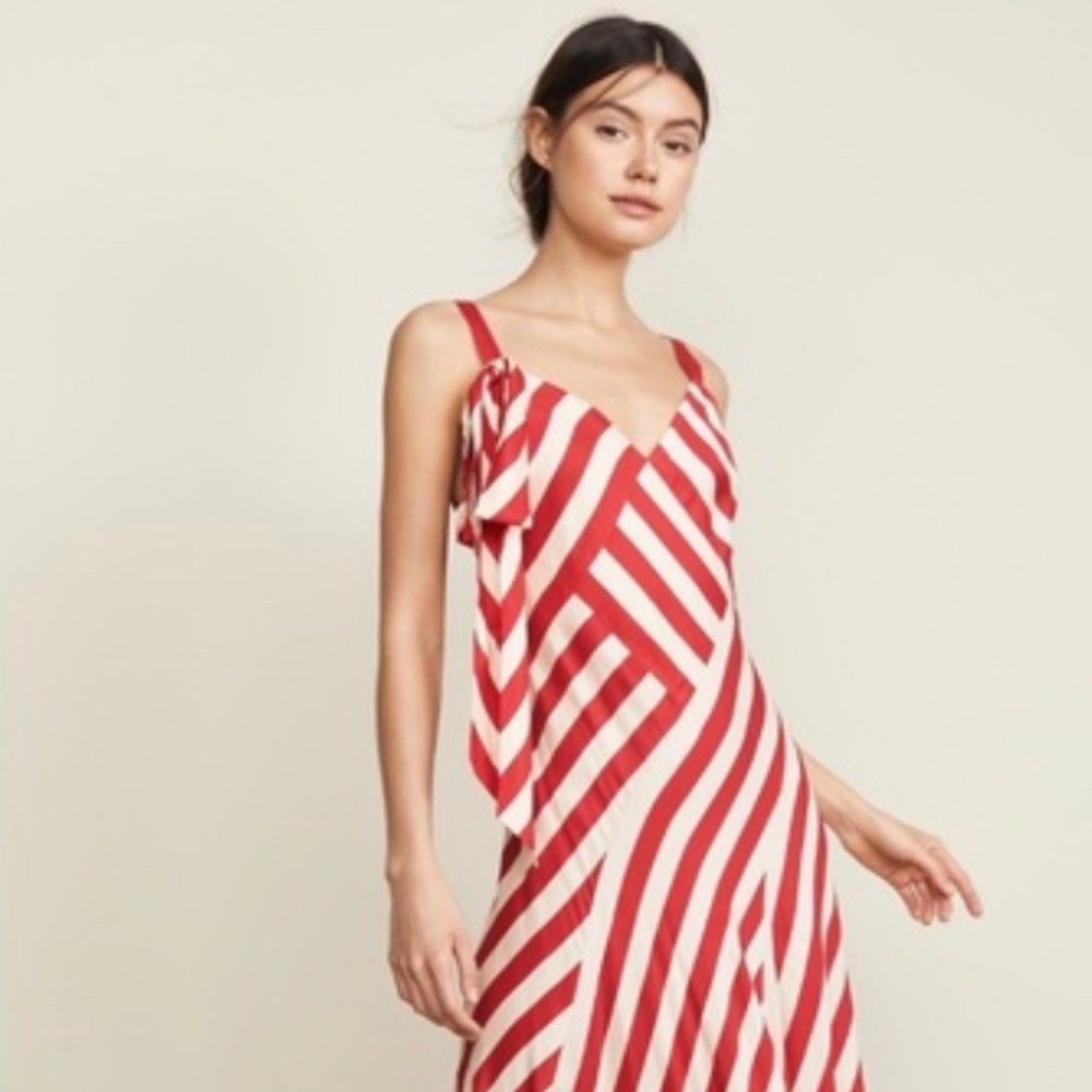 Jill Jill Stuart dress red size 2 Maxi stripe